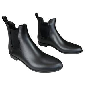 Sam Edelman Chelsea Ankle Boot 13M Women Tinsley Black Rain Bootie Waterproof 7"